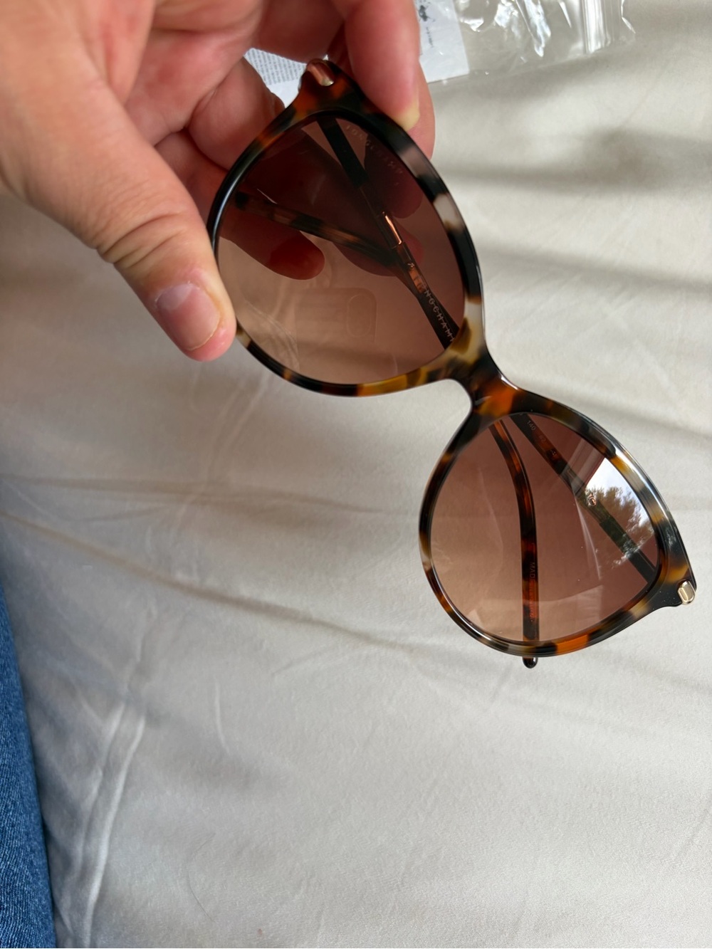 Tortoiseshell Women's Sunglasses - Brown Lenses
